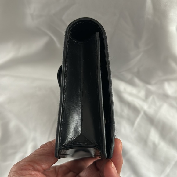 Louis Vuitton Authentic Belt Bag/ Crossbody Black Leather 7”x5x1 1/2”. - Picture 7 of 16